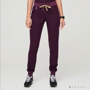 NWT! Figs Deep Purple Zamora Regular Jogger Scrub Pants